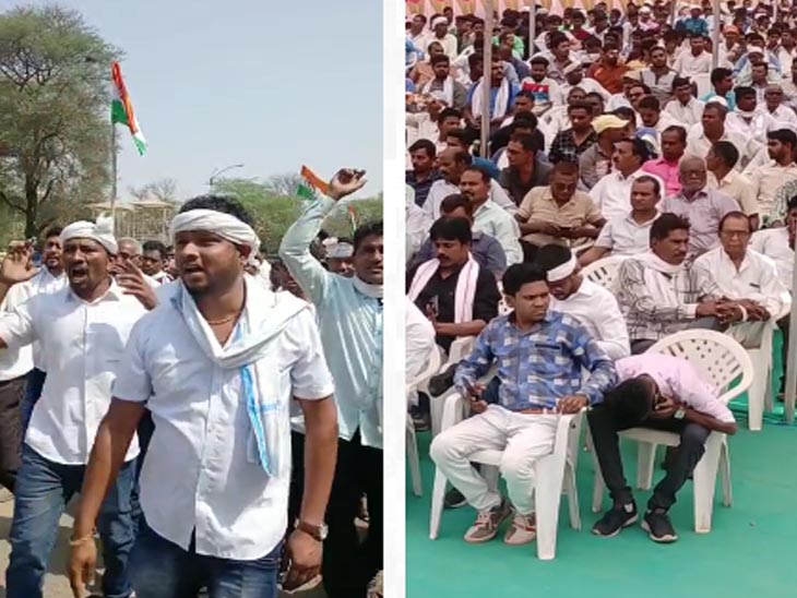 વહેલી સવારથી આદિવાસીઓ ગાંધીનગર આવી રહ્યાં છે.
