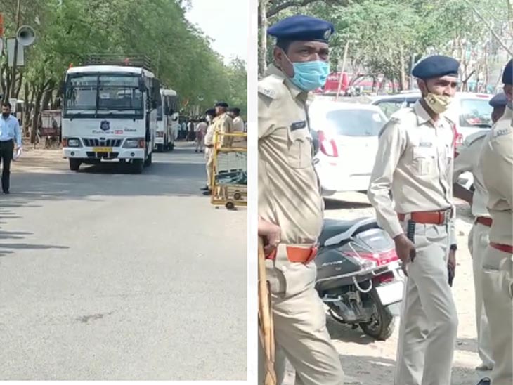પોલીસનો ચુસ્ત બંદોબસ્ત ગોઠવાયો.