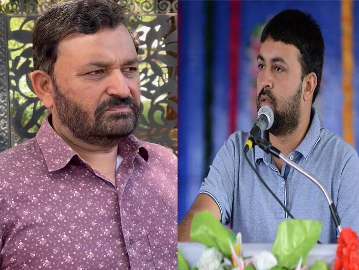 ભાજપના આગેવાન નીતિન ઢાંકેચા અને ભાજપના પૂર્વ મંત્રી અને જેતપુરના ધારાસભ્ય જયેશ રાદડિયા - Divya Bhaskar