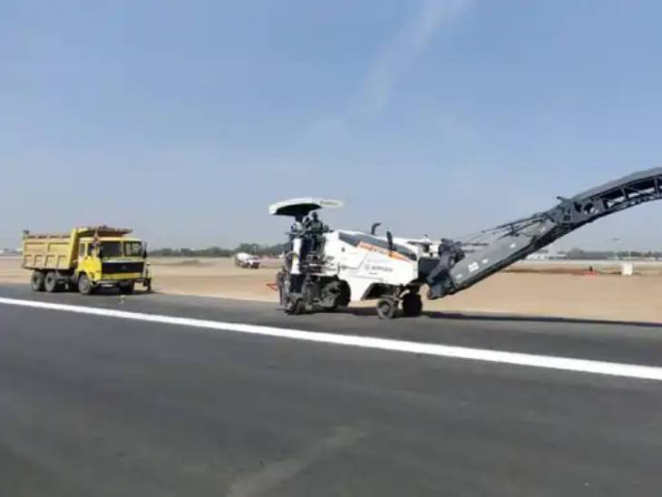 Ahmedabad Airpot's new look: More than 250 flights will operate after re-carpeting.
