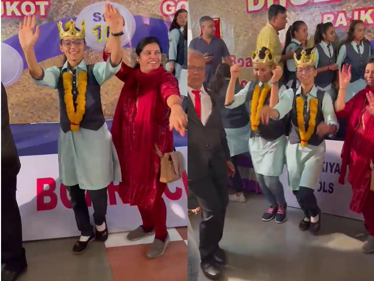 રાજકોટની શ્રેયા ગોસાઇએ 99.99 PR મેળવતા ઝુમી ઉઠી હતી.