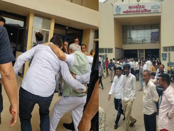 નીતિન પટેલને ઢીંચણના ભાગે ઈજાઓ પહોંચી