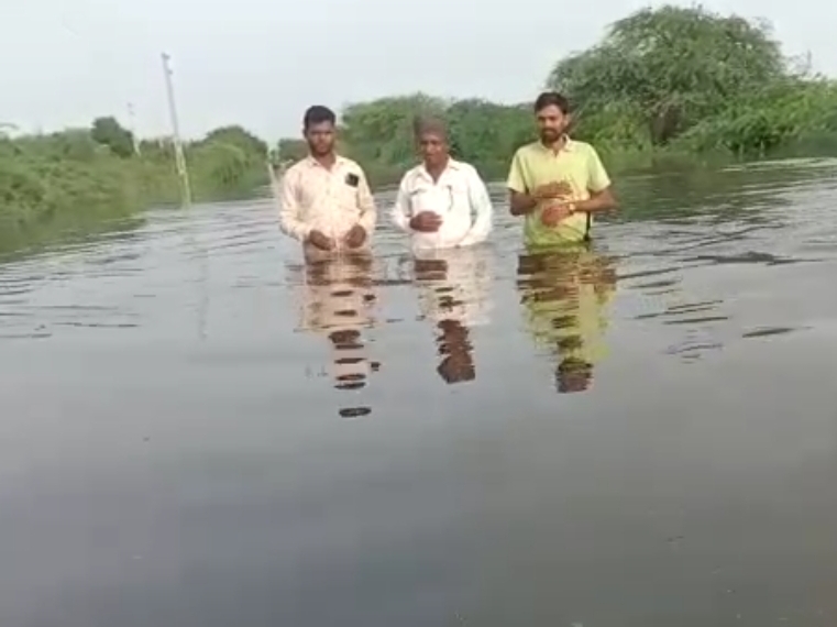 All the roads leading out of the village were closed, the locals said ...