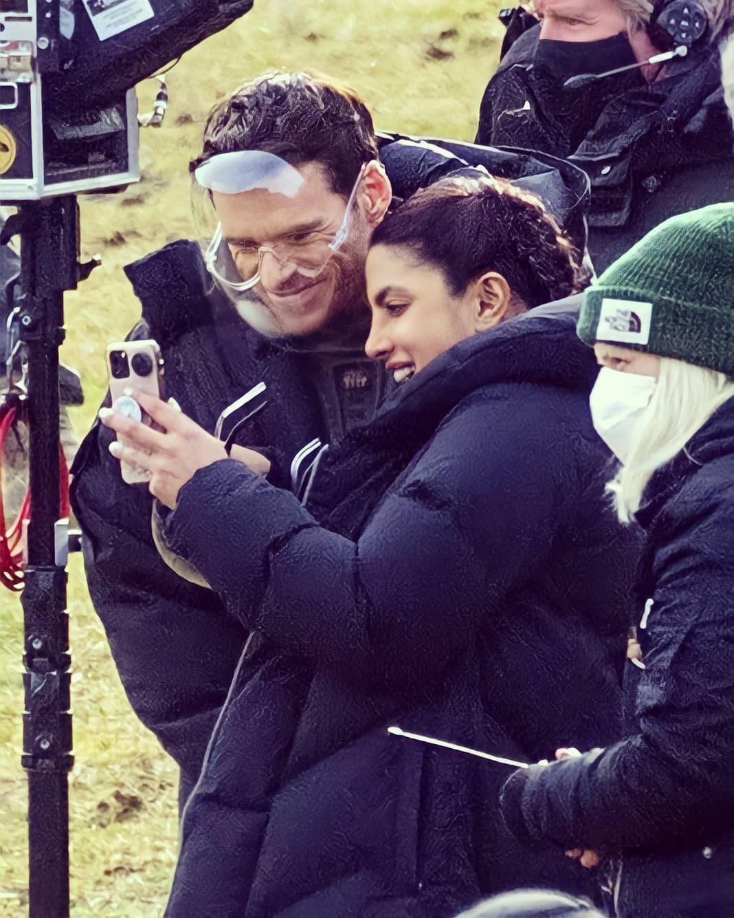 Priyanka during the shooting of 'Citadel'