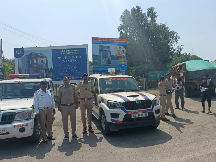 Interceptor vans of RTO are now also in the field to fine the drivers ...
