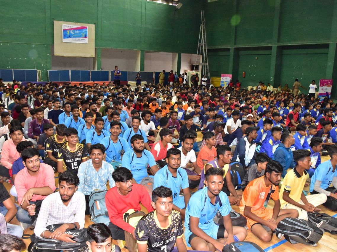 પંચમહાલ જિલ્લાના સ્પોર્ટસ કોમ્પલેક્ષ ગોધરા ખાતે જિલ્લા કક્ષાનો