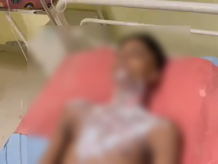 ઈજાગ્રસ્ત યુવક.