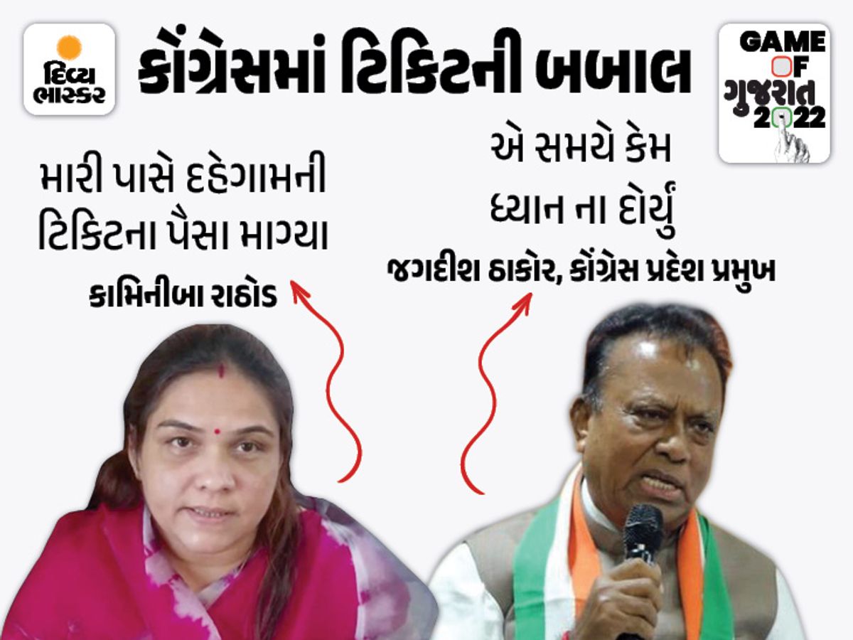 કામિનીબાના આક્ષેપનો જગદીશ ઠાકોરે જવાબ આપ્યો.
