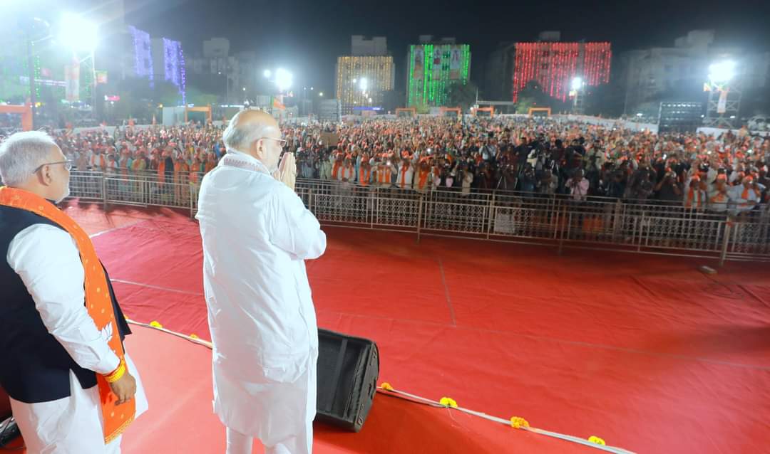 આજે અમિત શાહ પાંચ જિલ્લાઓમાં સભા સંબોધશે
