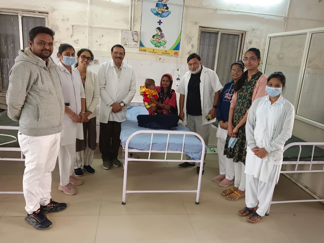 પાલનપુર બનાસ સિવિલ હોસ્પિટલમાં 11 માસના બાળકને પાડુંરોગમાંથી મુક્તિ