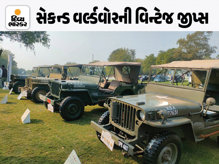 4 Jeeps are the center of attraction at Asia's largest vintage car show