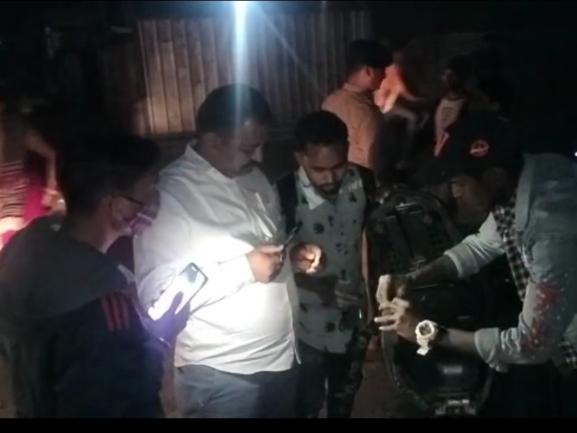 A mega search operation was conducted by the police in the industrial