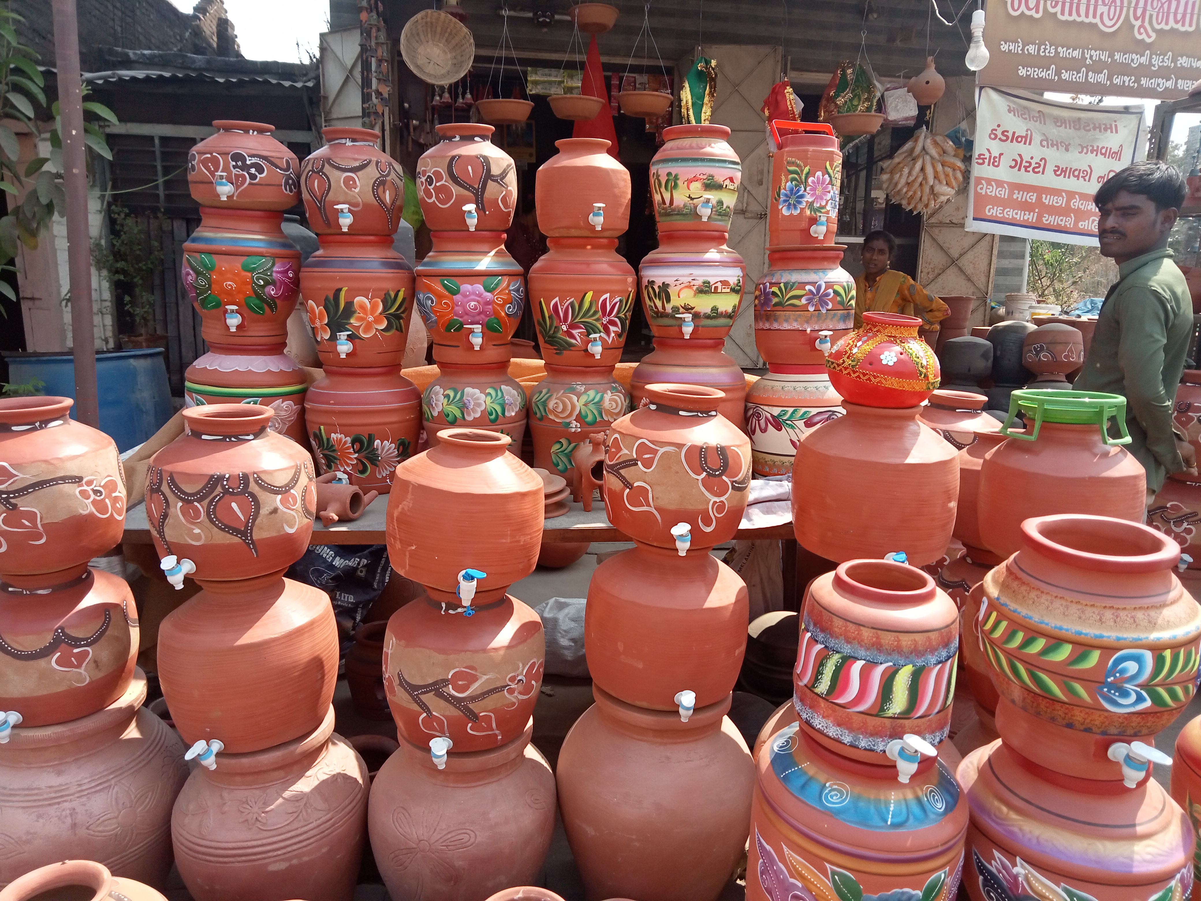 In Godhra, artisans start making matla from Diwali time; Matla are also being sold online