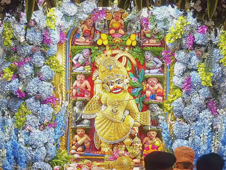 દાદાને 6.50 કરોડના સુવર્ણ વાઘાનો શણગાર