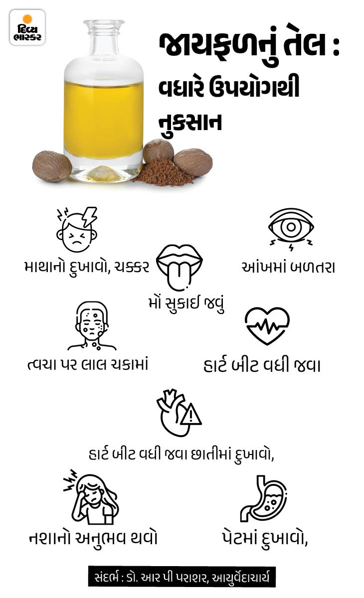 Nutmeg oil is beneficial for kidney and liver જાયફળનું તેલ કિડની અને