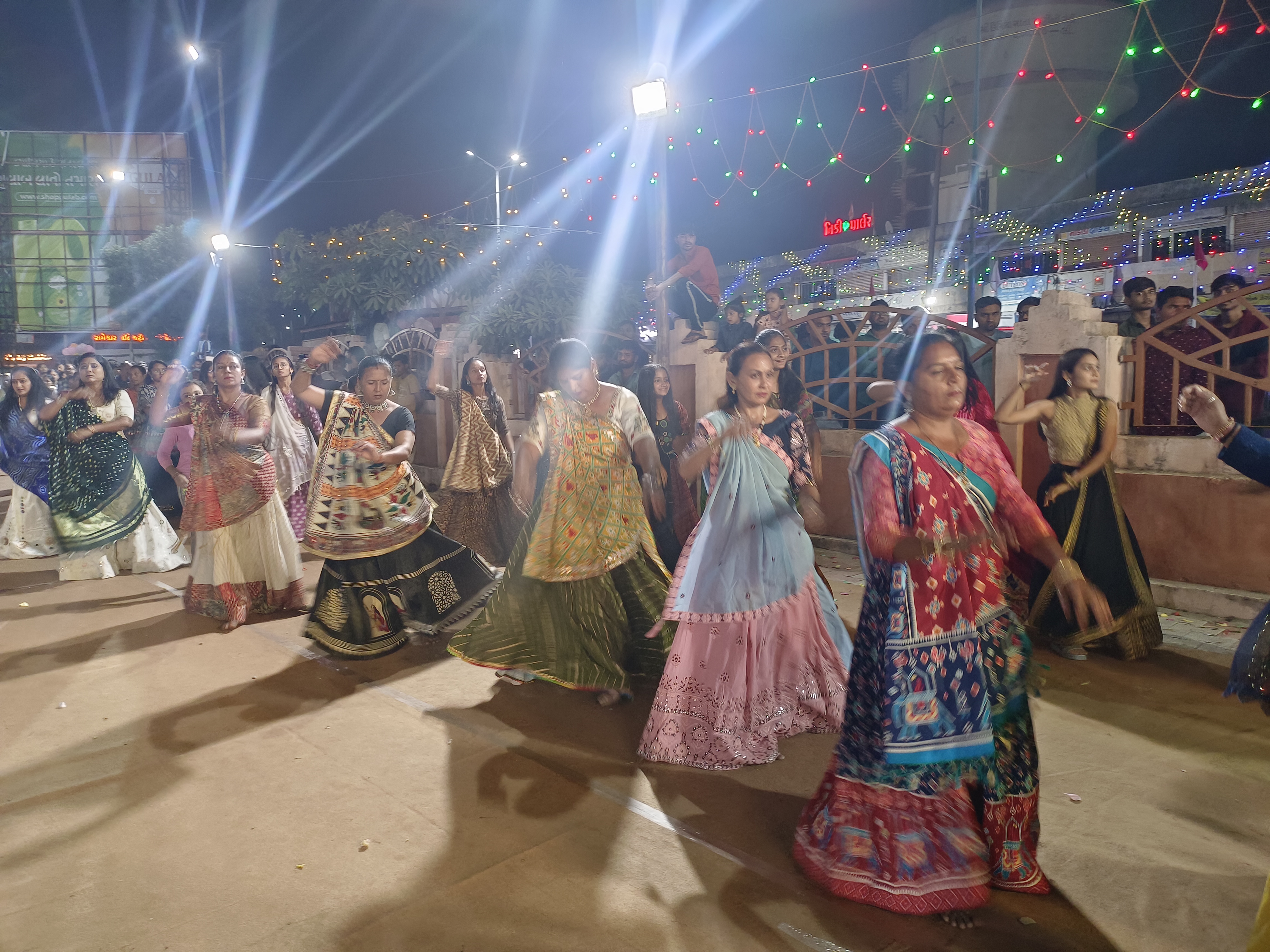Malak Ras Garba Devotees played Garba in Ras Garba of Sappu Mataji's Nutan Mandir ...