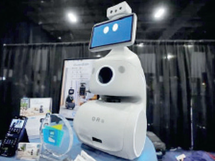 Introducing products like pettable robots, flying cars, smart socks