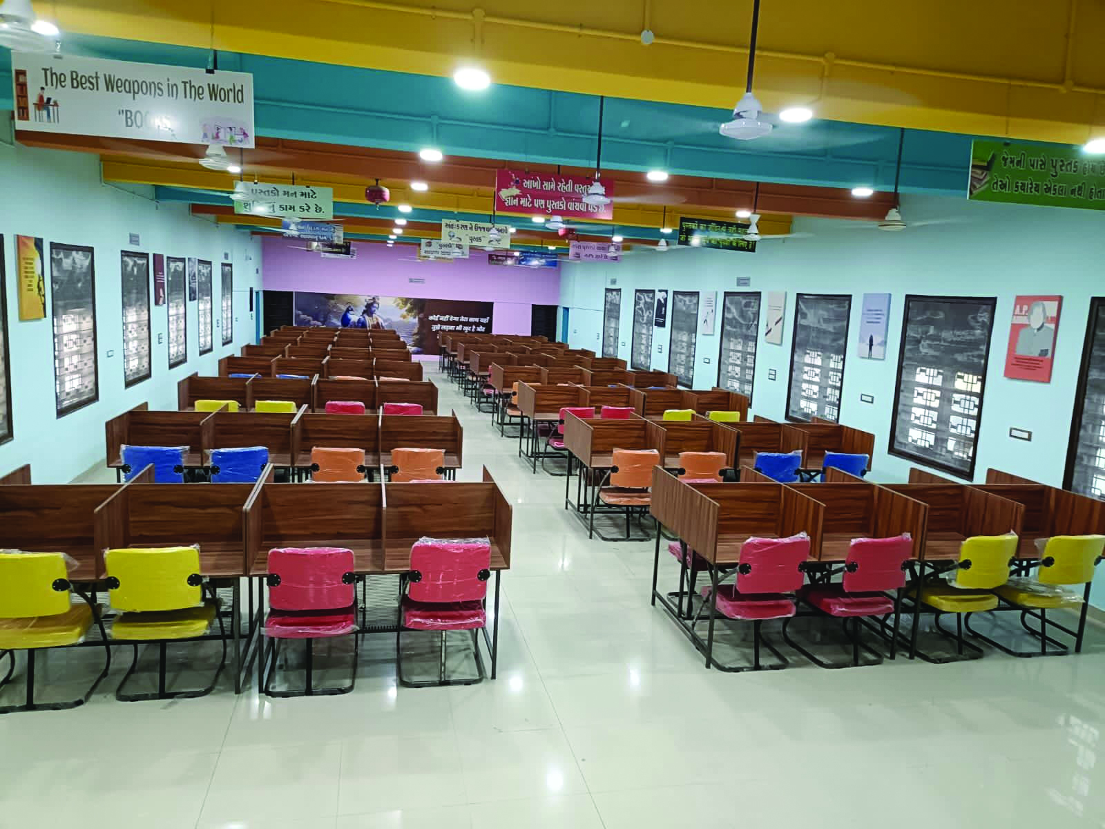 Reading Library Jamnagar Facilities including 70000 books, soundproof room, e-library in ...