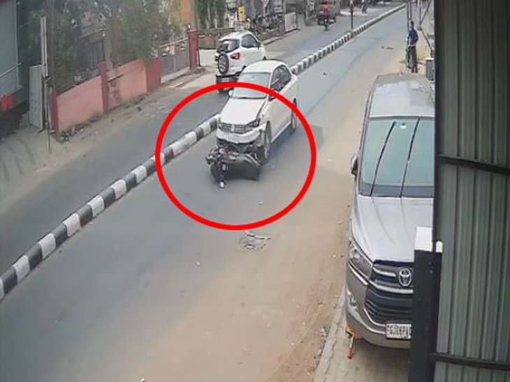 Drunk driver hits bike in Vadodara, couple and two children hit, woman ...