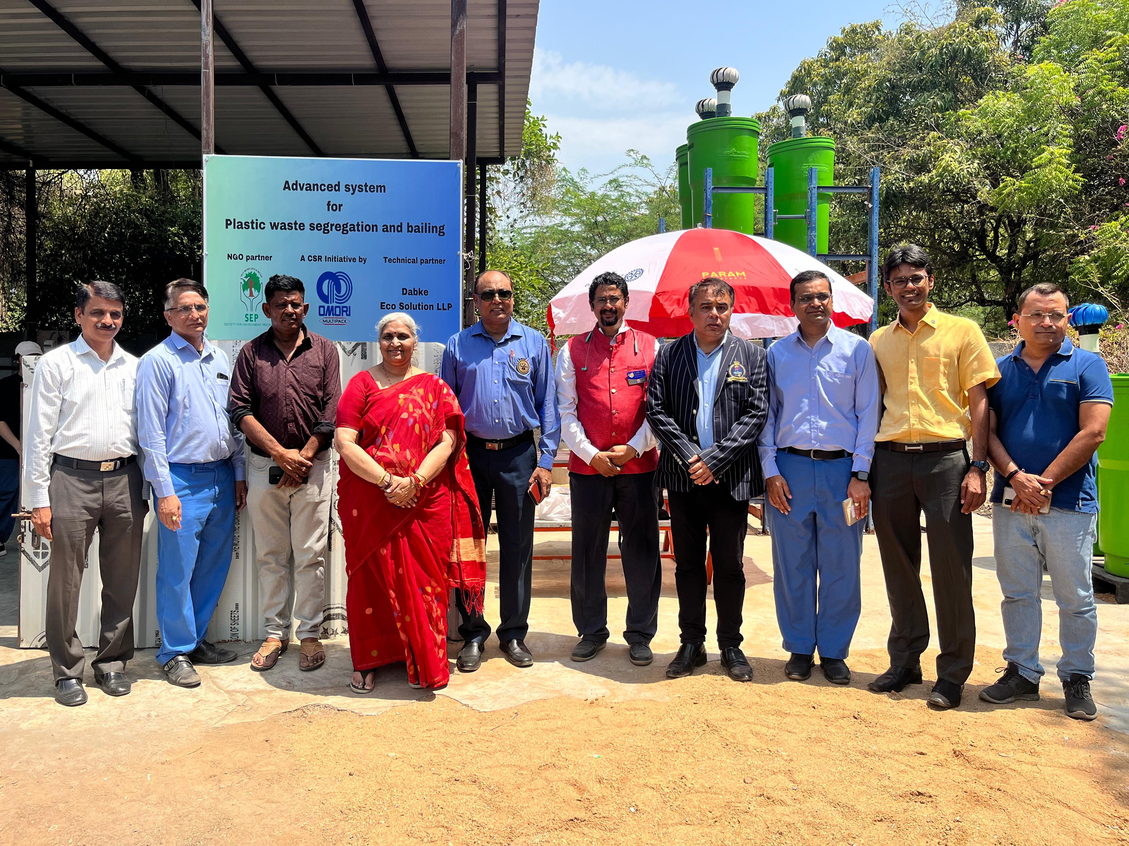 Csr Machine State-of-the-art 'Segregation Conveyor Belt and Hydraulic Baling ...