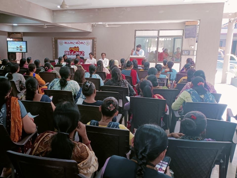 Helping family and DEO Ahmedabad started a campaign to create awareness