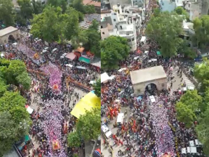રથયાત્રાનો ડ્રોન નજારો