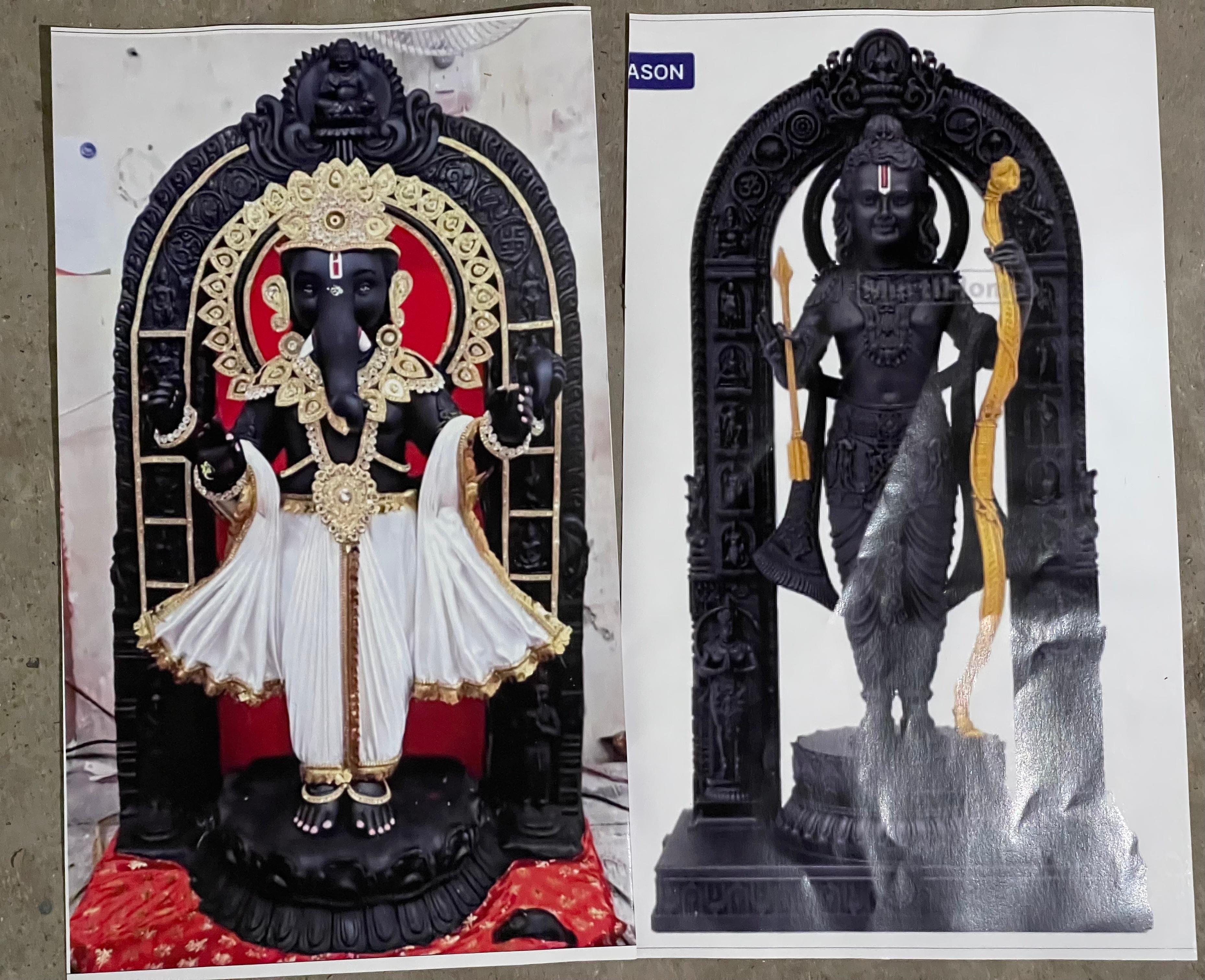 આ વર્ષે શ્રીરામની આબેહૂબ સ્વરૂપમાં ગણેશજીની મૂર્તિ આકર્ષણનું કેન્દ્ર.