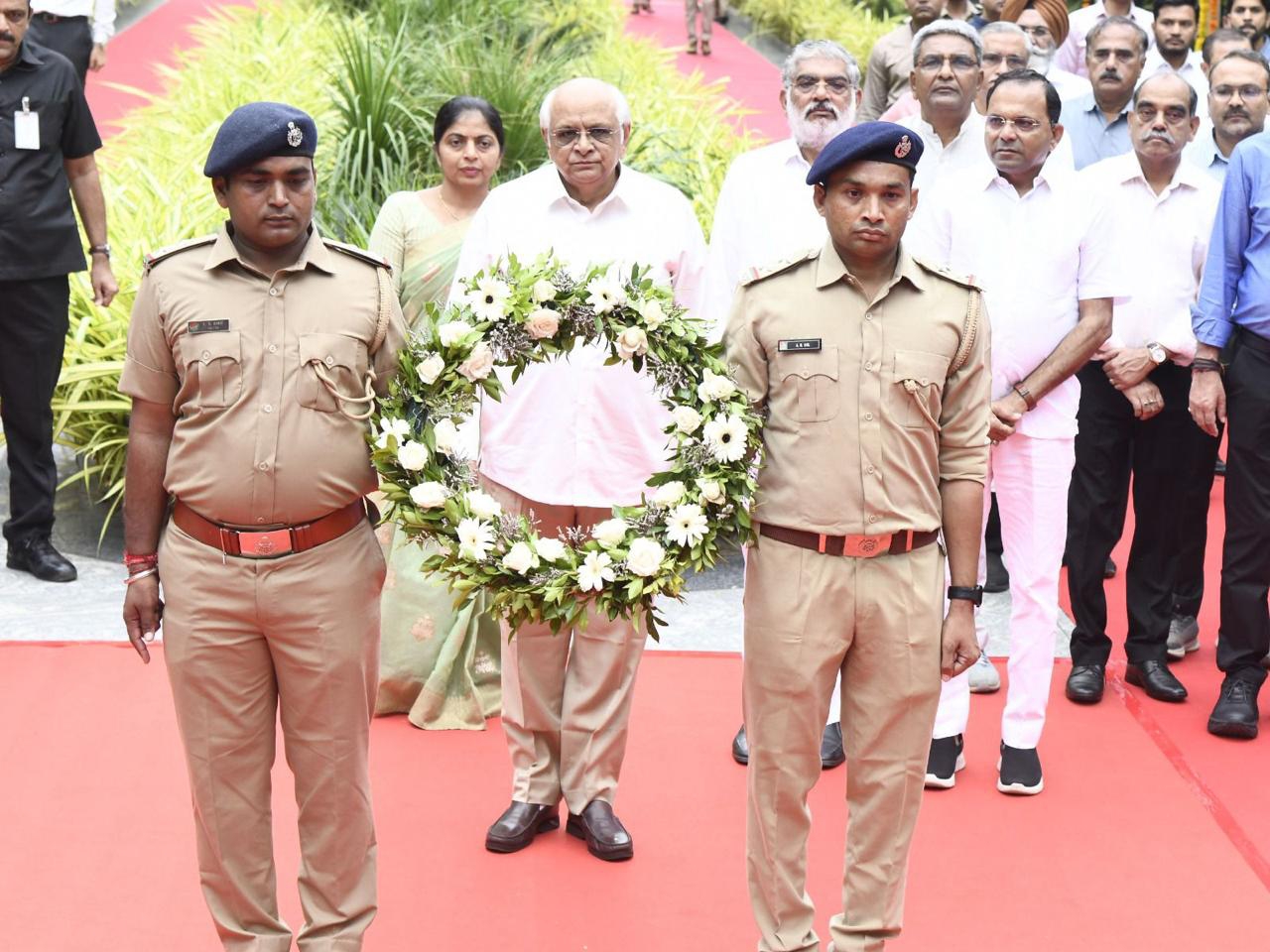 Chief Minister paid tributes to 11 forest martyrs at the state's first ...