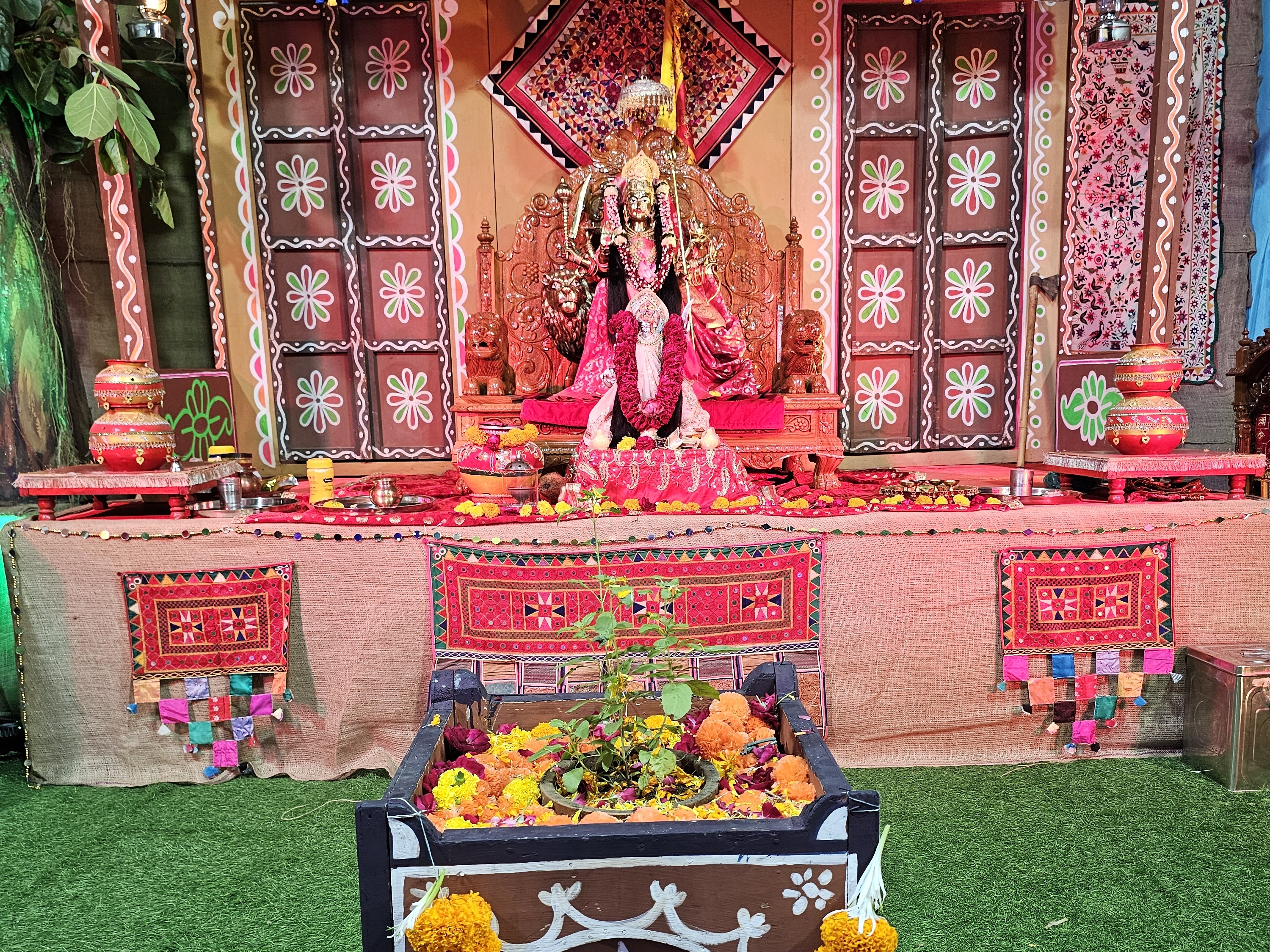 Navratri was celebrated at Ajaun Tower