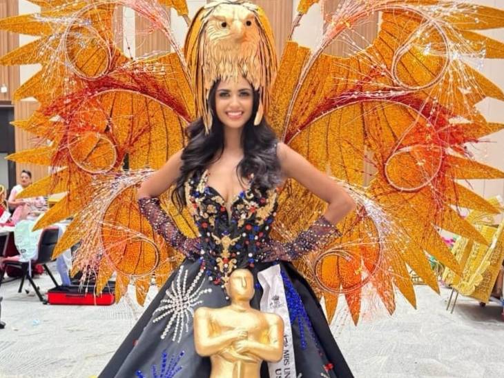Bharuch's Rithvi Chauhan, who won the title of Mrs. Universe USA-2023 ...