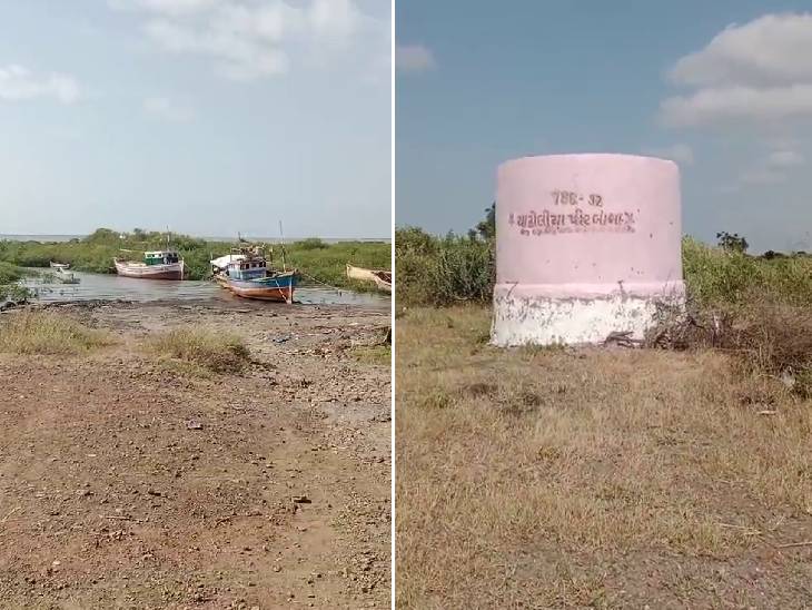 ઢોલિયા પીરની દરગાહના પાછળના ભાગે કેટલીક નાવ લંગારેલી જોવા મળી. આ ઉપરાંત પાણીની ટાંકી પણ થોડા સમય પૂર્વે બાંધવામાં આવી છે.