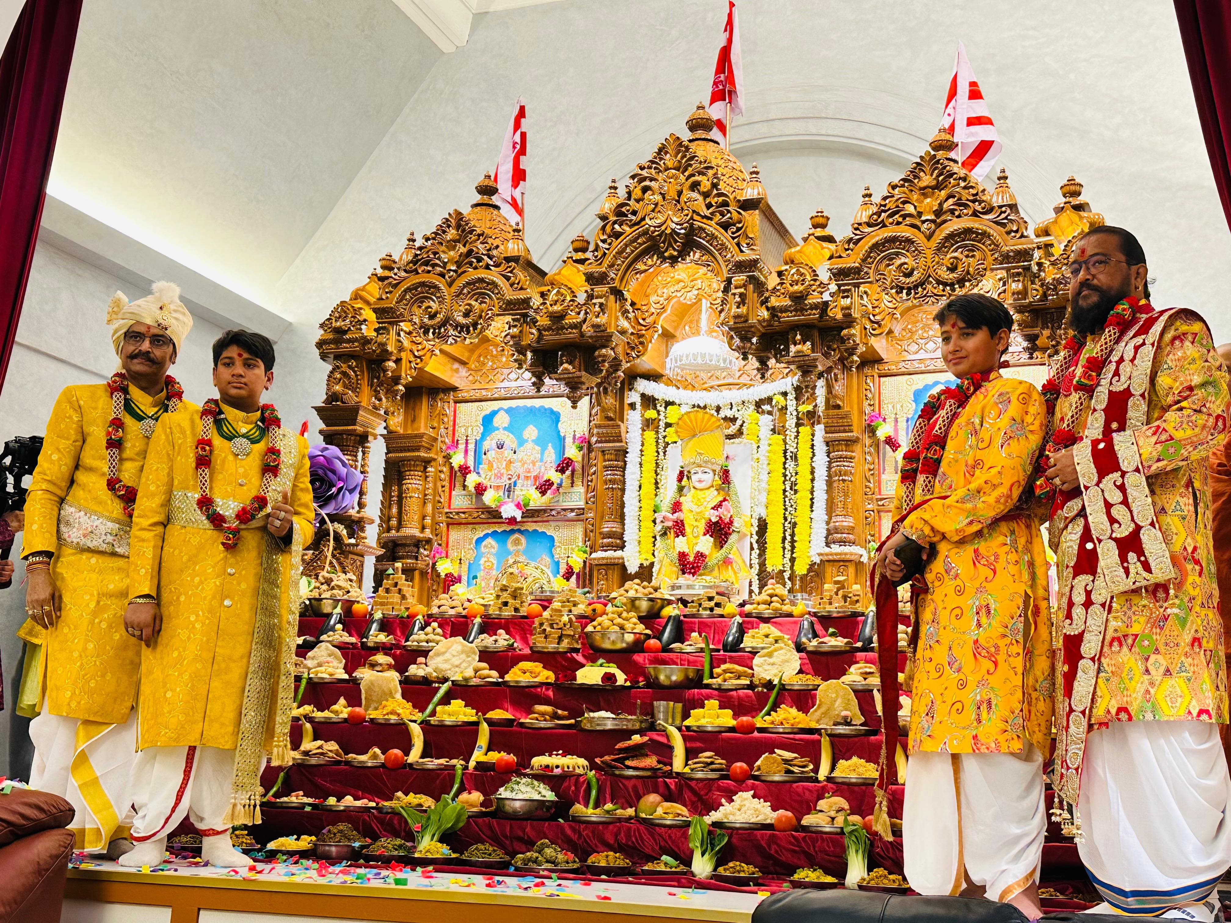 the-idol-installation-festival-of-shri-swaminarayan-hindu-temple-was