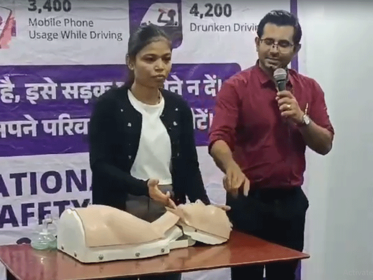 Surat traffic police conducts CPR training to 250 students; preparing ...