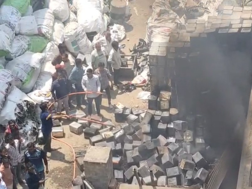 Fire breaks out in residential area, fire brought under control after ...