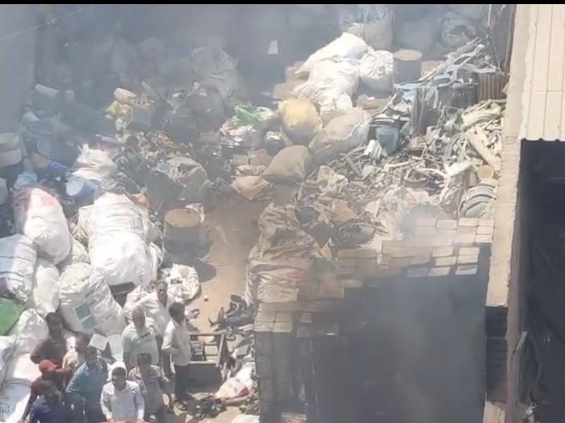 Fire breaks out in residential area, fire brought under control after ...