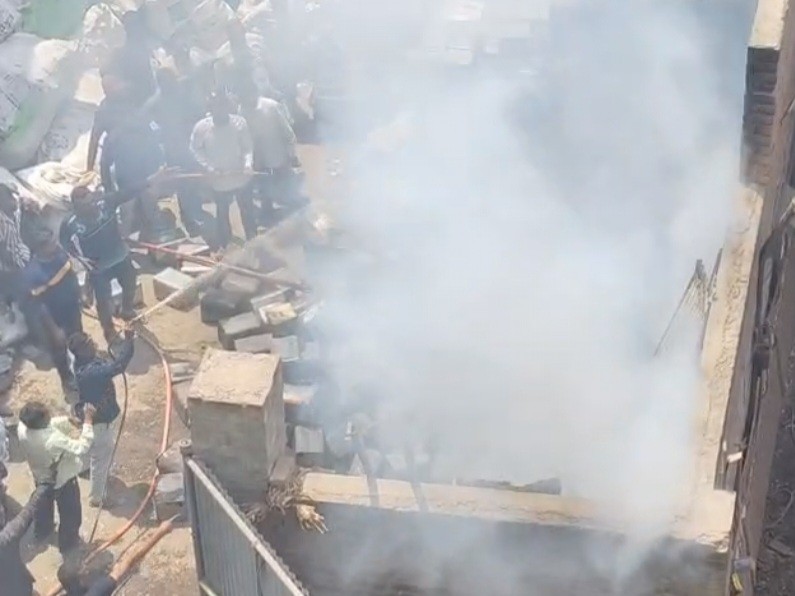 Fire breaks out in residential area, fire brought under control after ...