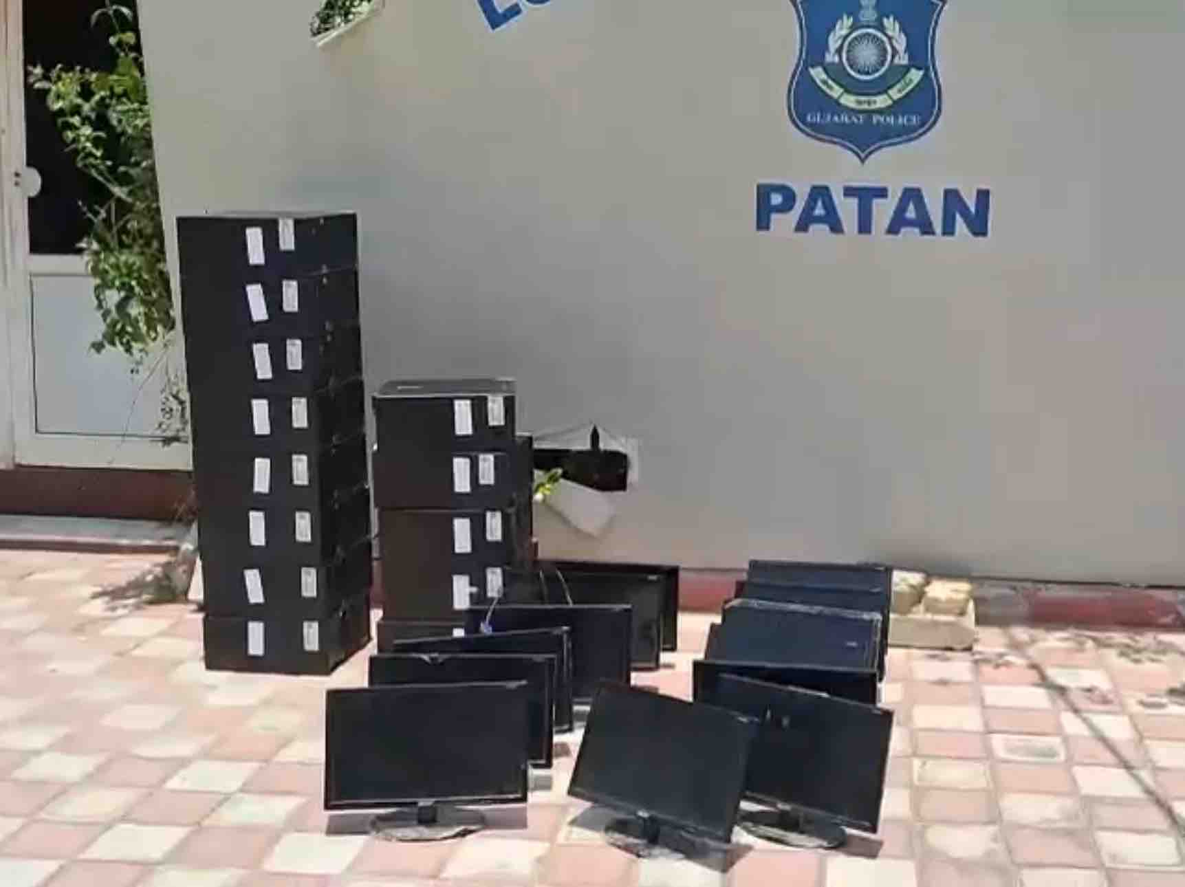Gang caught stealing computers from schools in Patan district | પાટણ જિલ્લામાં શાળાઓમાંથી કોમ્પ્યુટર ચોરી કરનાર ગેંગ ઝડપાઈ: ચાર આરોપીઓ પાસેથી રૂ. 4.37 લાખનો મુદ્દામાલ ...