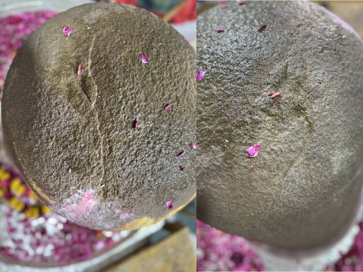 ઘેલા સોમનાથ શિવલિંગ પર તલવારના ઘા