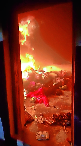 આગ લાગવાની પણ ઘટના બની