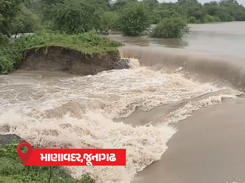 Heavy rain disrupts normal life in Saurashtra-Kutch | સૌરાષ્ટ્ર-કચ્છમાં  સાંબેલાધાર વરસાદથી જનજીવન અસ્તવ્યસ્ત: જૂનાગઢ - ગીર સોમનાથ સૌથી વધુ  પ્રભાવિત, તહેવારો બાદ ...