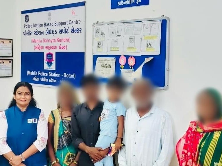 કાઉન્સેલિંગથી દંપતીમાં સમાધાન, 3 વર્ષની દીકરી સાથે માતાનું મિલન|બોટાદ,Botad - Divya Bhaskar