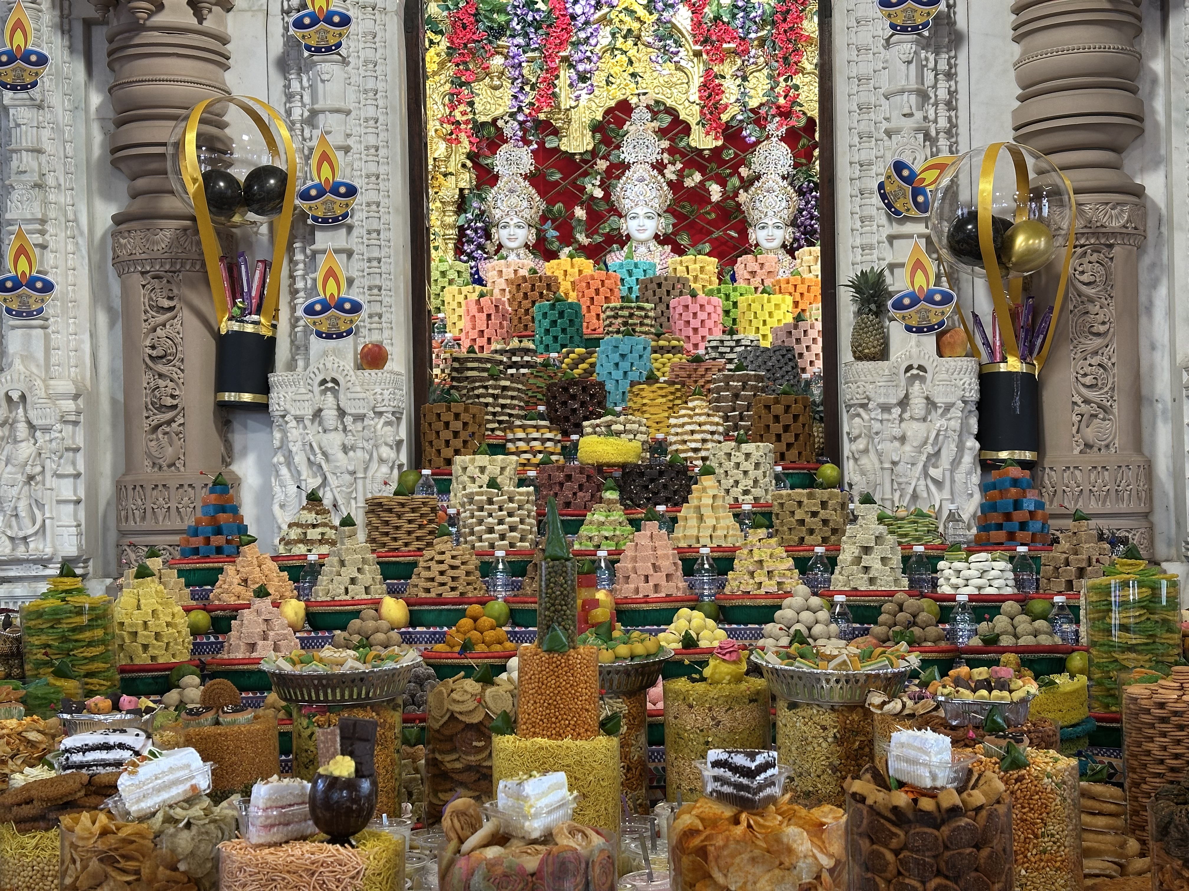 As per the tradition of years, a Maha Annakut festival of two thousand ...
