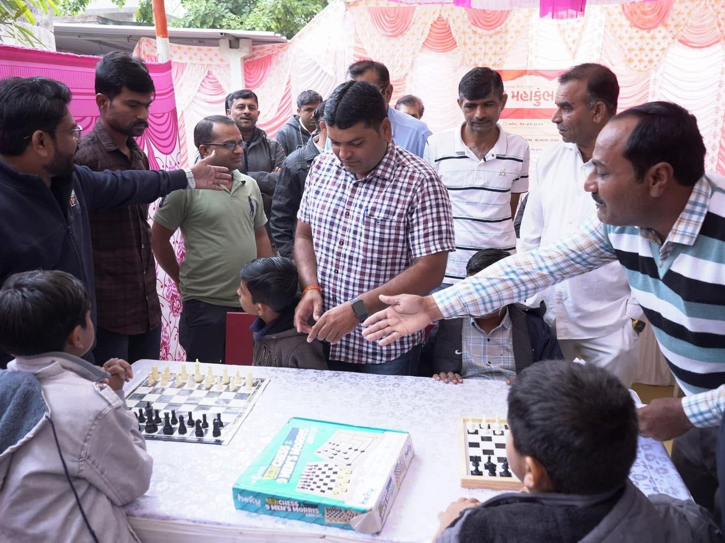 Mayur Raval Chess Kalyanpur Taluka Chess Competition Raval Khel Mahakumbh