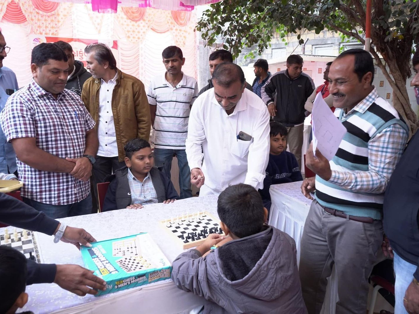 Mayur Raval Chess Kalyanpur Taluka Chess Competition Raval Khel Mahakumbh