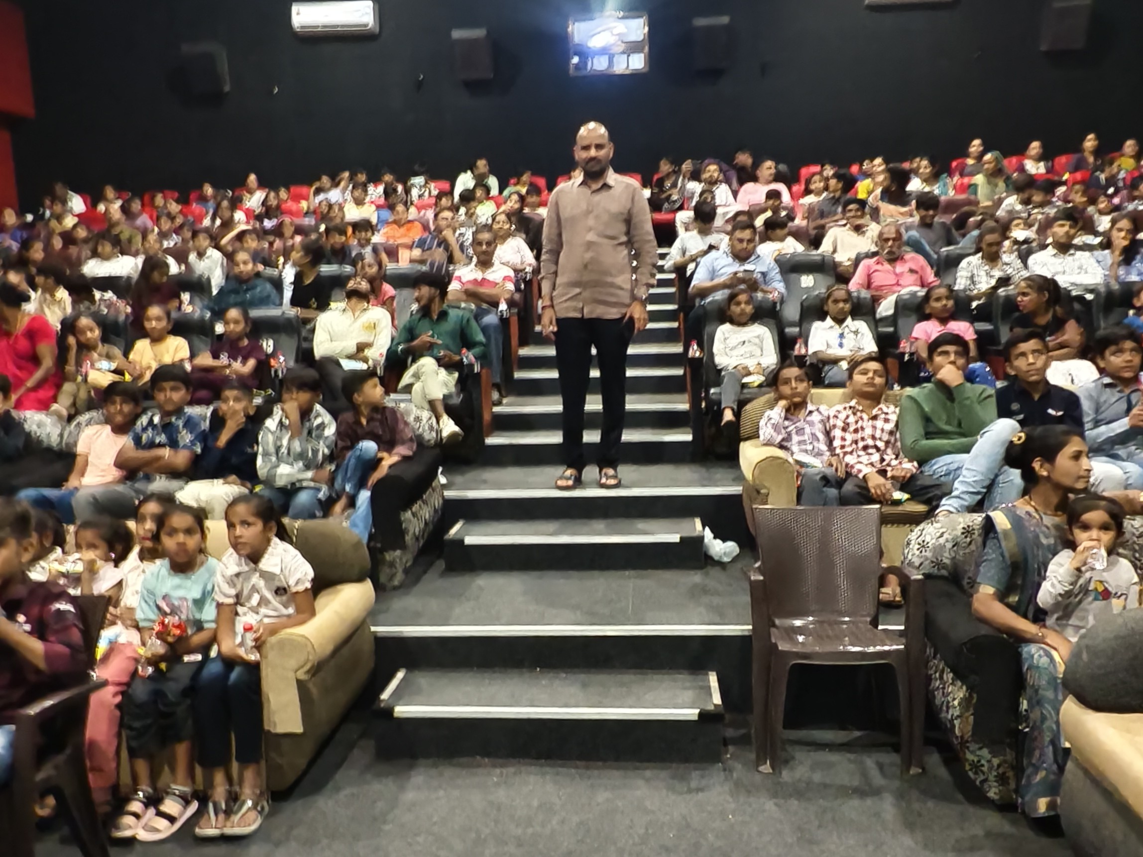 Rajula Deputy Mayor Birthday Slum Children Movie Show