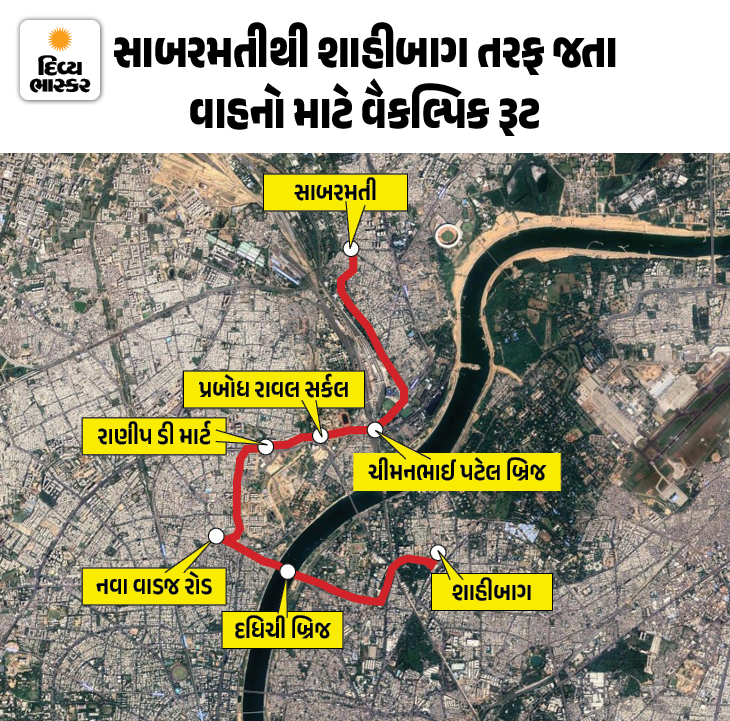Ahmedabad Subhash Bridge Suddenly Closed Repairing; Heavy Traffic Jam ...