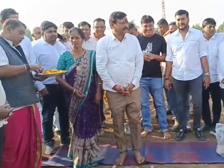 Valia Vadi Road Four Major Bridges Foundation Stone Ritesh Vasava ...