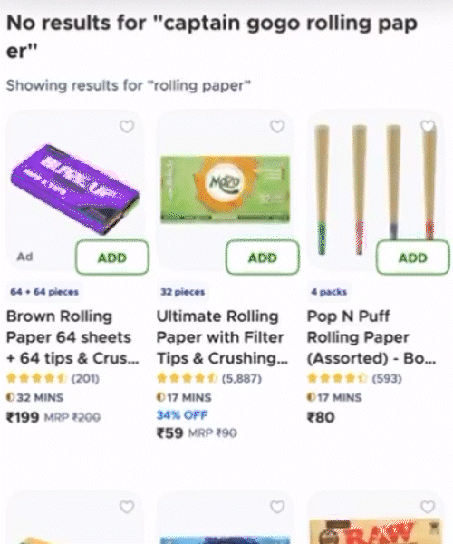 Rolling papers used for drugs reach homes faster than pizza: Surat ...