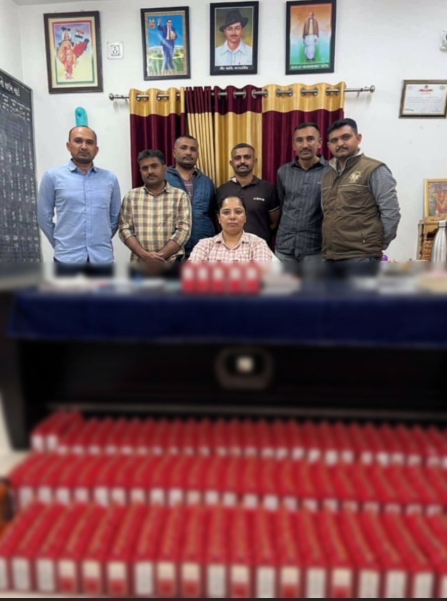 વિદેશી દારૂની 812 નંગ ચપટીઓ મળી આવી