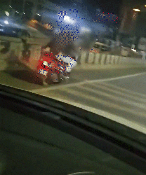 એક્ટિવા પર કપલના જોખમી ડ્રાઈવિંગનો વીડિયો વાઈરલ.